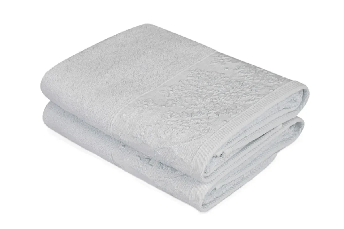 Set 2 prosoape de maini 50x90cm 100% bumbac Soft Kiss Saltanat