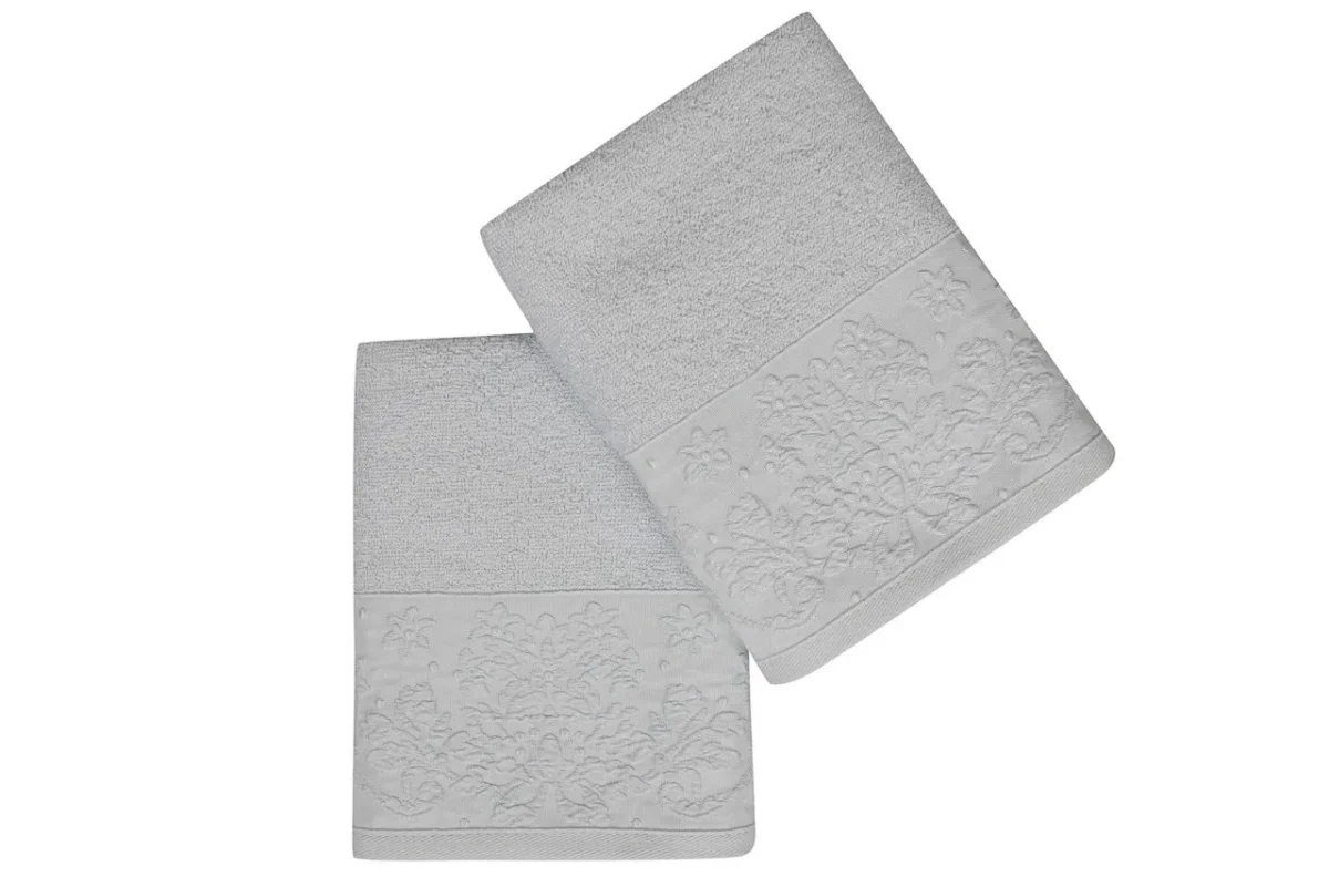 Set 2 prosoape de maini 50x90cm 100% bumbac Soft Kiss Saltanat