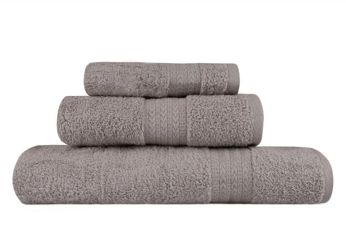 Set 3 prosoape de baie 100% bumbac Simplicity Hobby