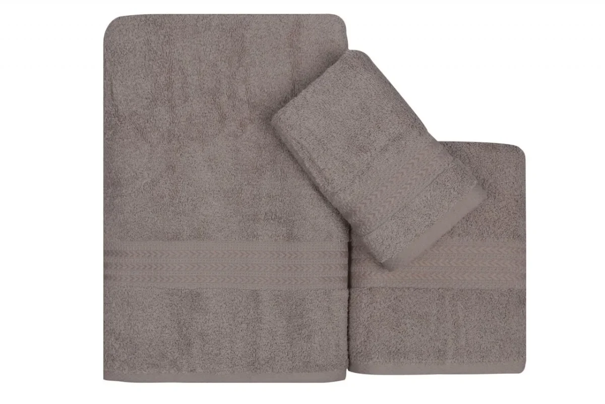 Set 3 prosoape de baie 100% bumbac Simplicity Hobby