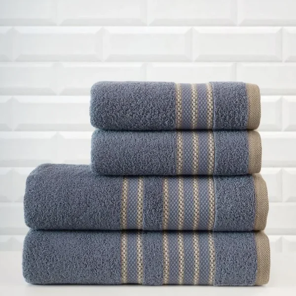 Set 4 prosoape 100% bumbac 420 gsm Bedora Gold