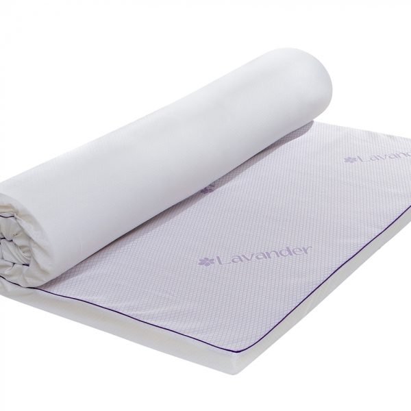 Topper saltea Memory 90x200 Lavanda Therapy 7 zone de confort 5 cm