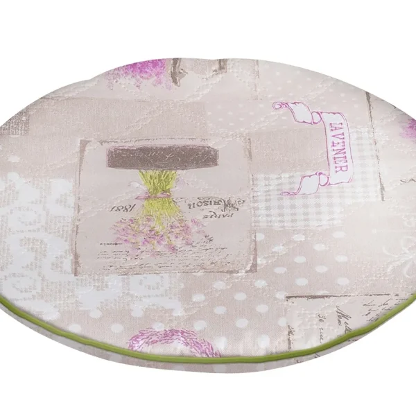 Perna scaun matlasata Alcam Ø36cm Lavanda