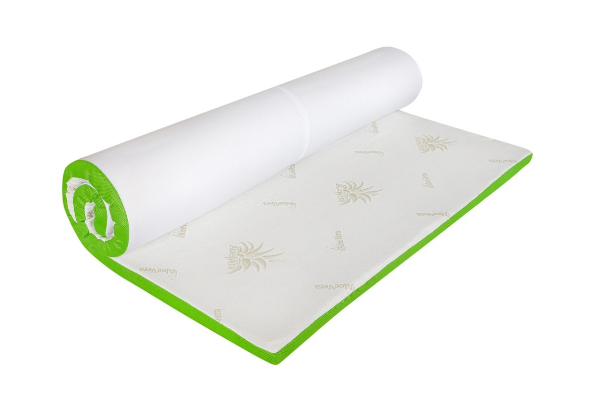 Topper saltea 140x200cm Aloe Vera 3+2 Memory Cool Gel