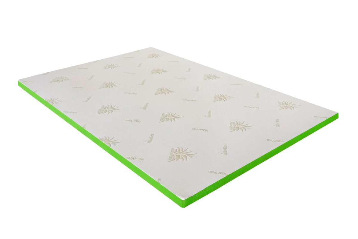 Topper saltea 140x200cm Aloe Vera 3+2 Memory Cool Gel