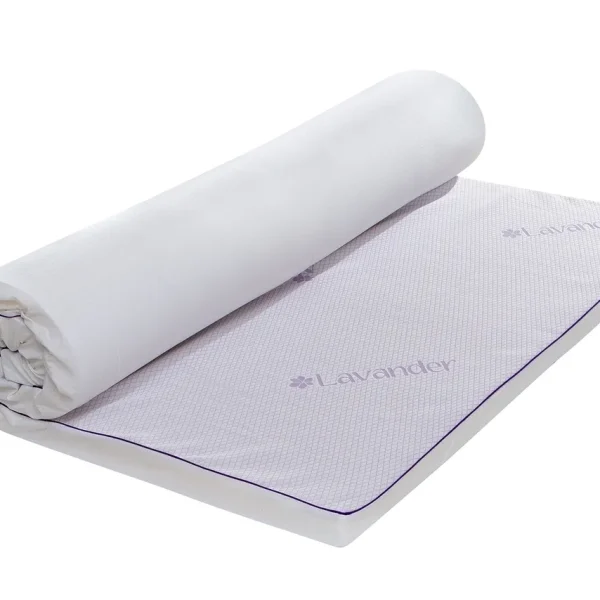 Topper saltea 7 zone de confort 140x190cm Lavanda Therapy Memory