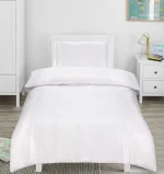 Lenjerie single Damasc finet Bedora Bleach White Stripes