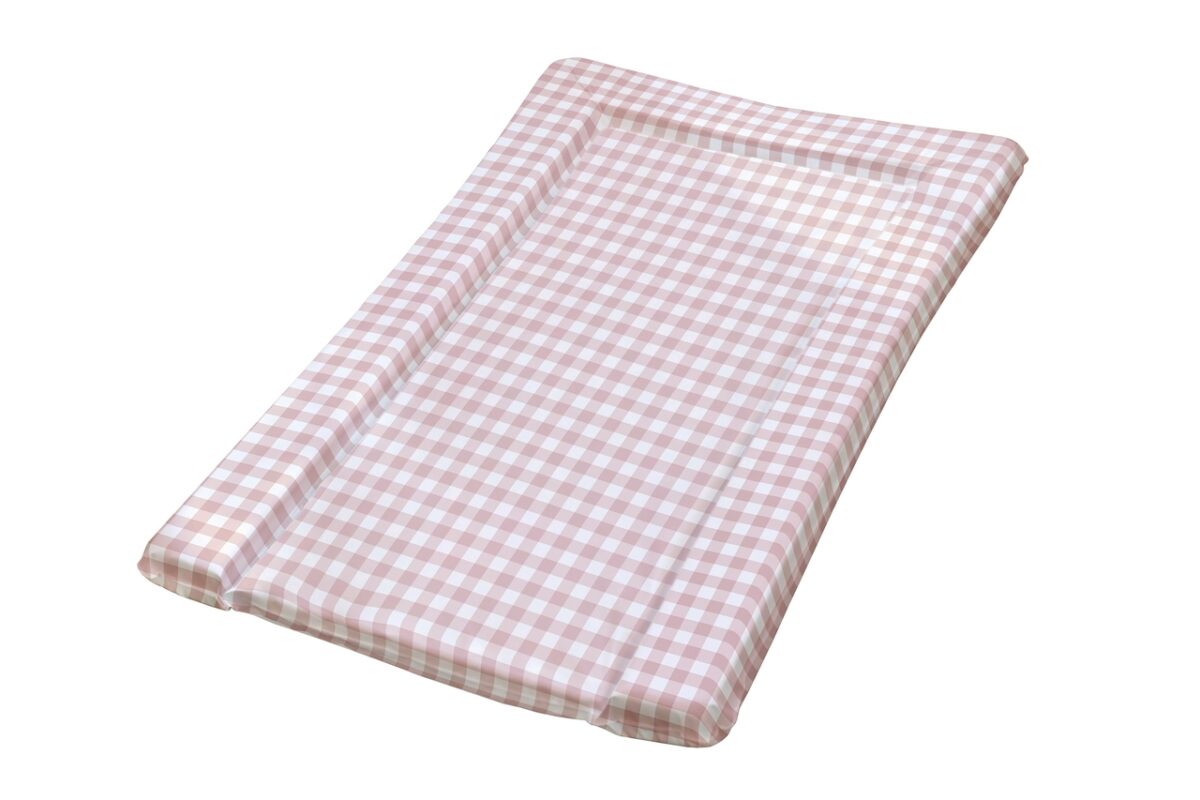 Saltea infasat Bebeluca M 38x70cm Pink Gingham