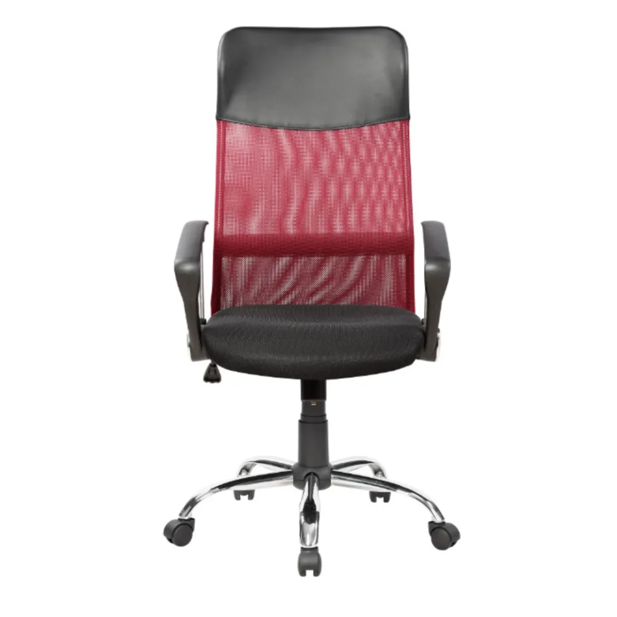 Scaun de birou ergonomic Bedora Lotte Mesh Negru/Rosu