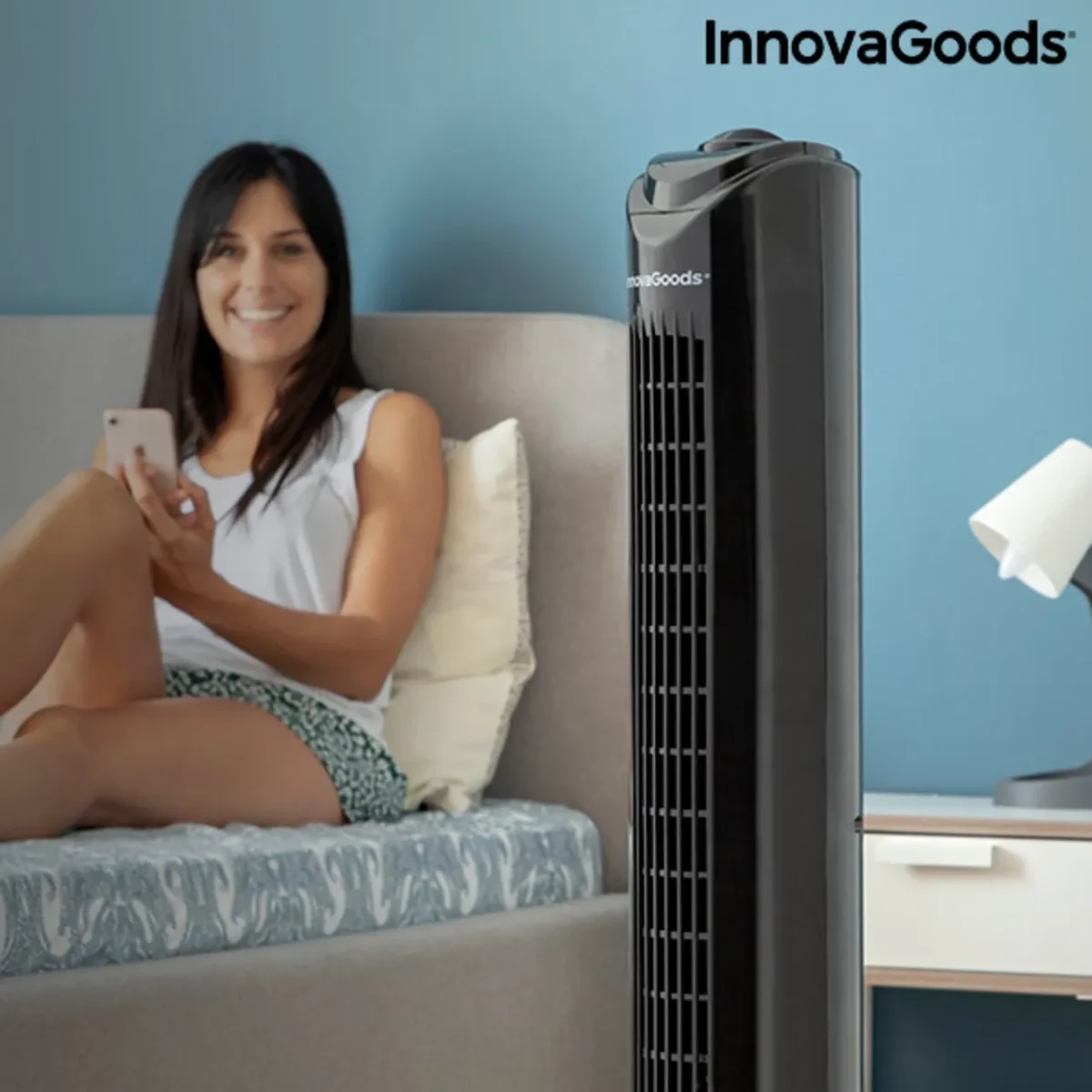 Ventilator unitate InnovaGoods Ø 26x80cm 50W