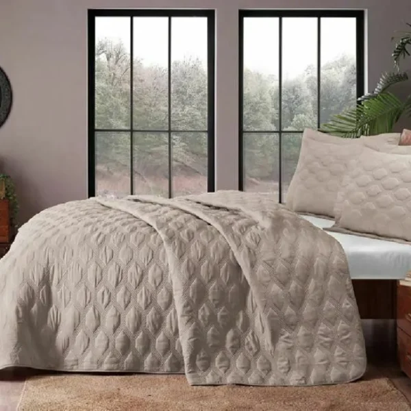 Cuvertură pat TAC DELUXE Marisa Tas 250x260cm + 2 fete de perna