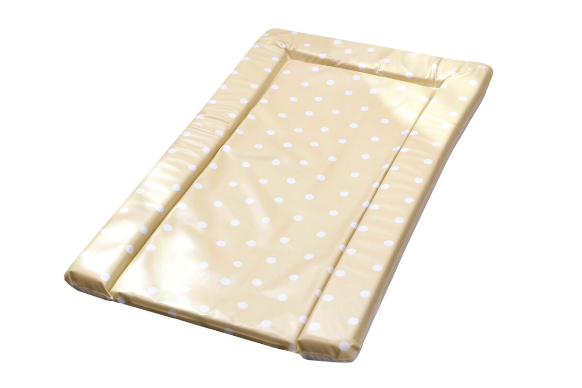 Saltea infasat Bebeluca M 38x70cm Beige Polka Dot