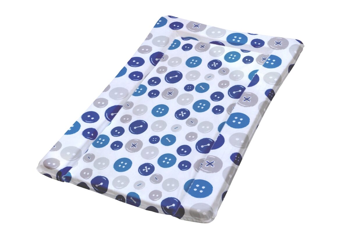 Saltea infasat Bebeluca M 38x70cm Blue Button