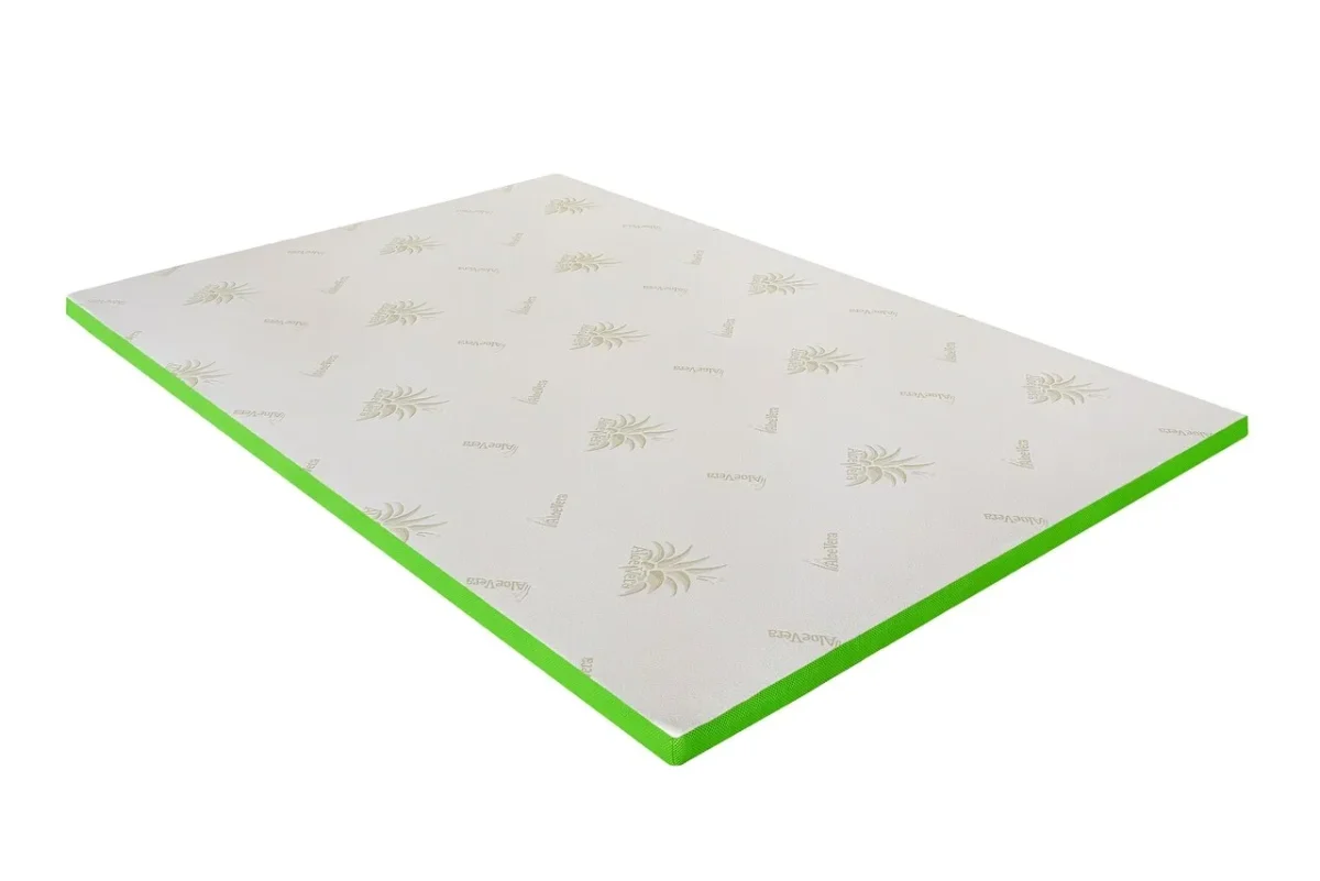 Topper saltea Aloe Vera 3+2 Memory Cool Gel 90x200cm