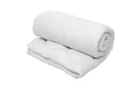 Set Alcam Pilota microfibra matlasata 250g 180x200cm + 2 perne 50x70cm Alb