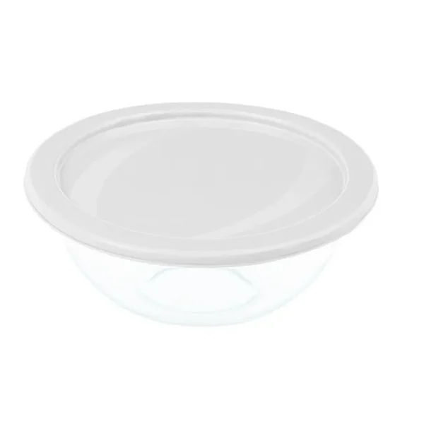 Caserola Marinex 1.5L sticla temperata capac gri