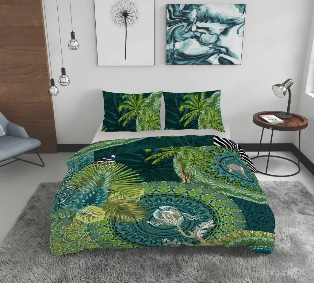 Lenjerie dubla Bedora Mandala bumbac ranforce 4 piese