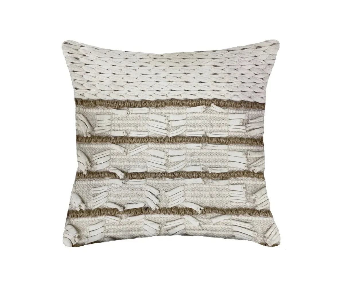 Pernă decorativă Bedora Sand 45x45cm Cusatura manuala