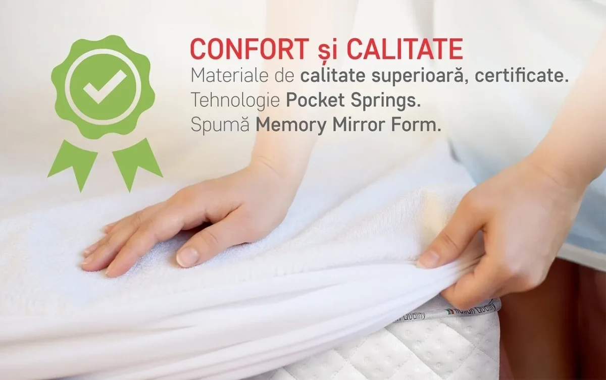 Saltea Green Future Hotel Line Memory Pocket 7 Zone 180x200x30cm