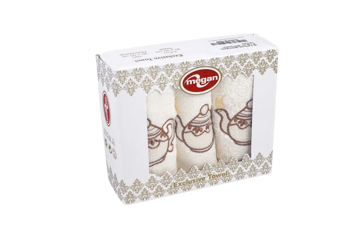 Set 3 prosoape de bucătărie Bedora Kettle 30x50cm 100% bumbac