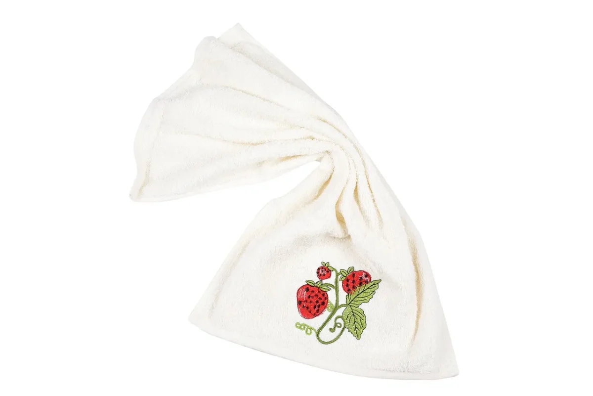 Set 3 prosoape de bucătărie Bedora Strawberry field 30x50cm 100% bumbac