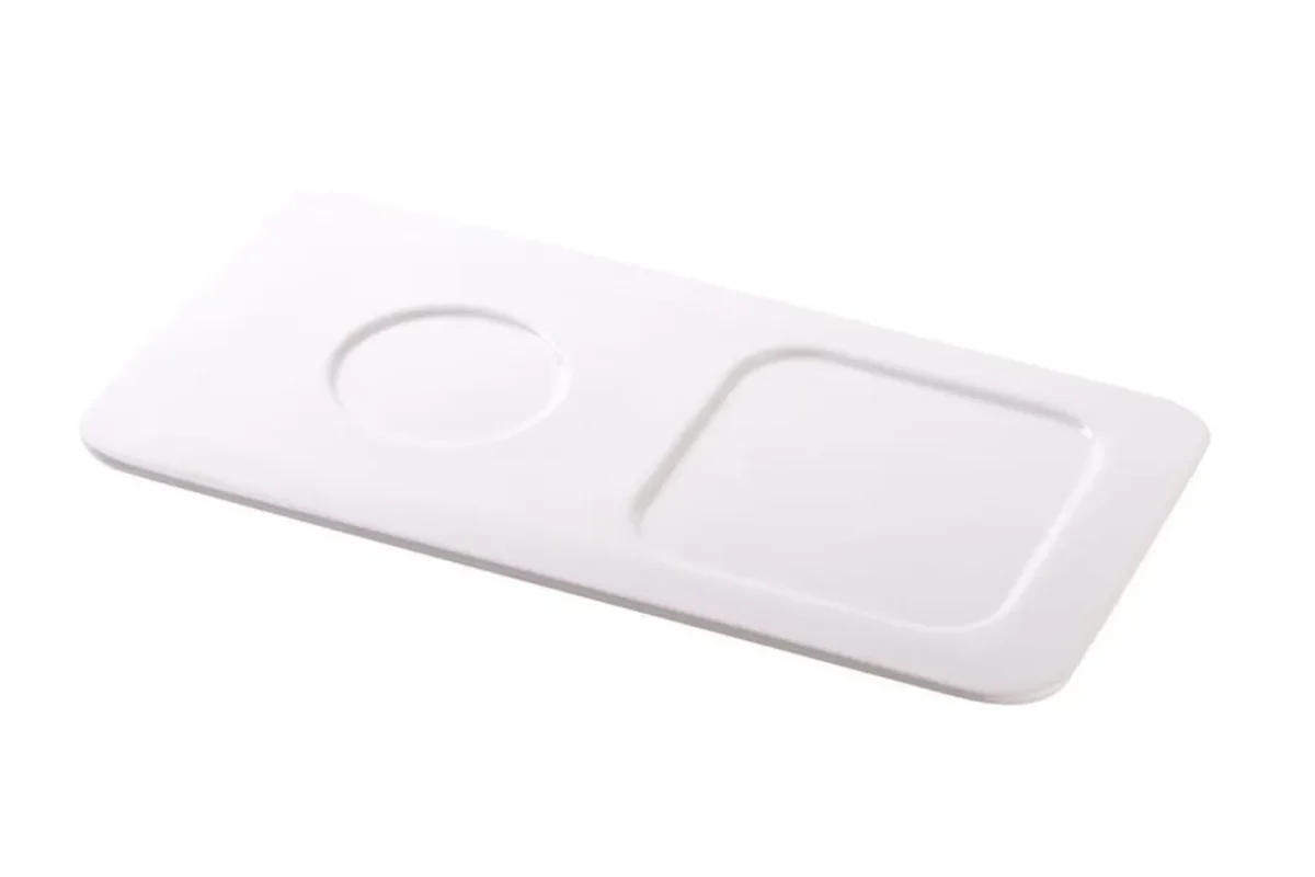 Set bol si tava pentru gustari Cashmere Bone Maxwell&Williams