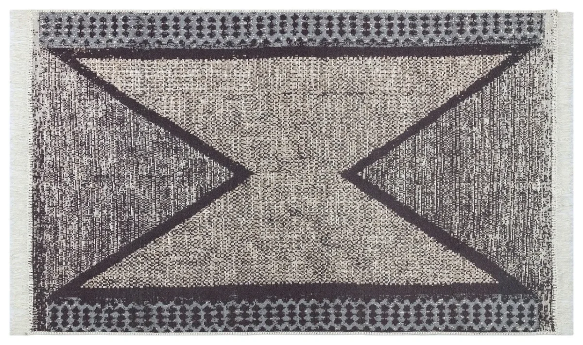 Covor Eko rezistent, AR 02 - Grey, 80x150 cm, 100% bumbac, 80 x 150 cm