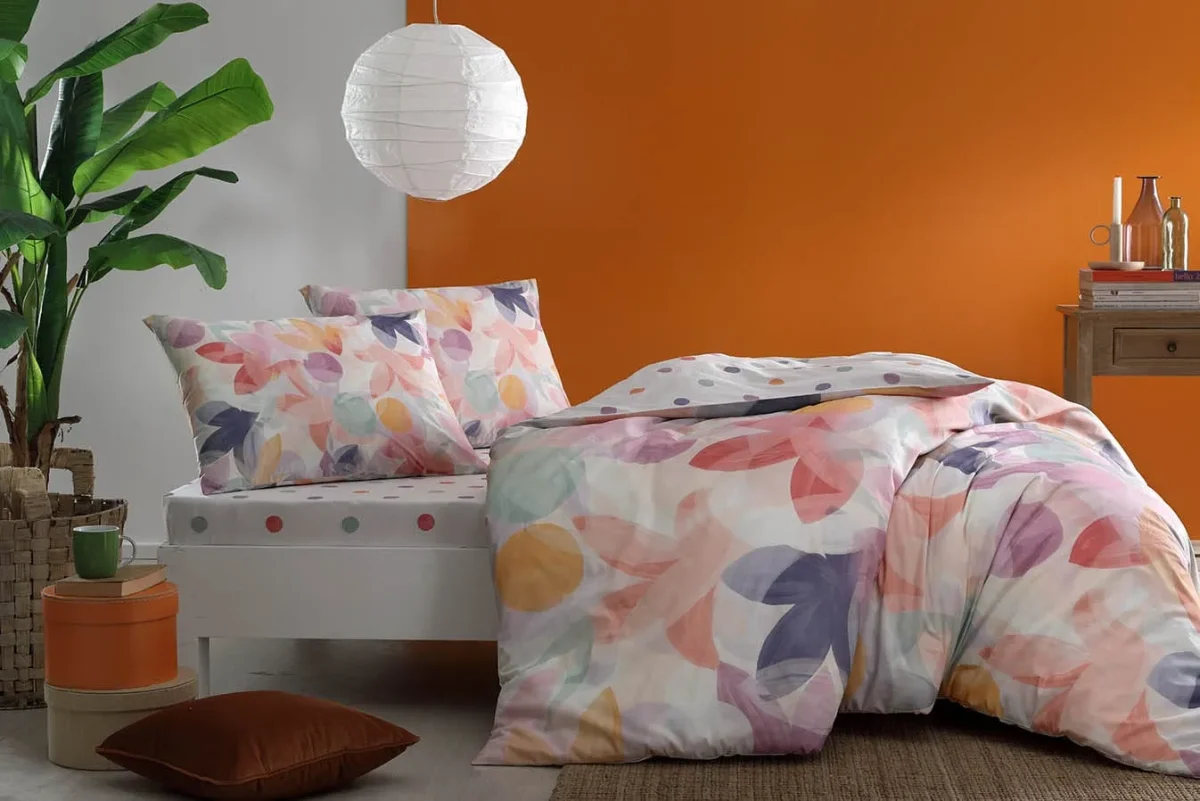 Lenjerie cu elastic 160x200cm TAC 100% bumbac ranforce Paulo