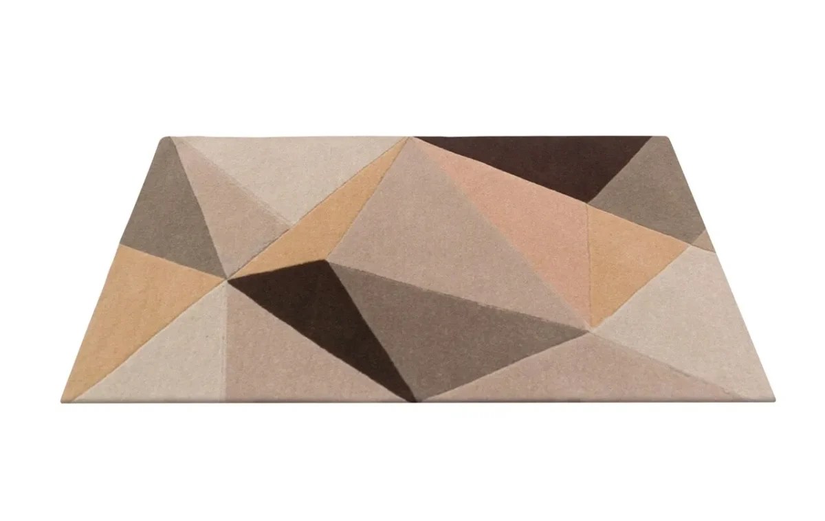 Covor Frame Bedora 160x230cm 100% lana multicolor finisat manual