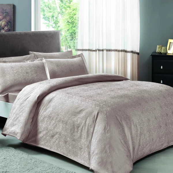 Lenjerie King Size Jacquard Nodus Vizon TAC