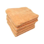 Set 4 Prosoape 50x90 cm Bumbac 500 gr/mp Greek Border Peach