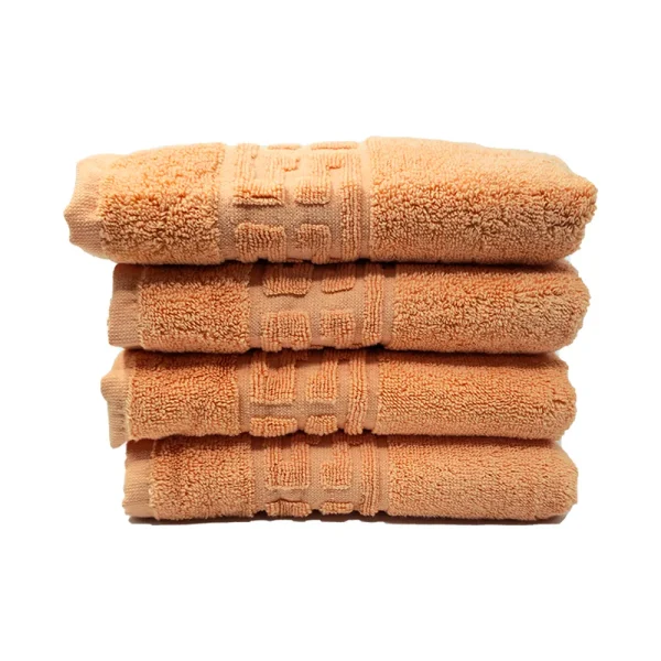 Set 4 Prosoape 50x90 cm Bumbac 500 gr/mp Greek Border Peach