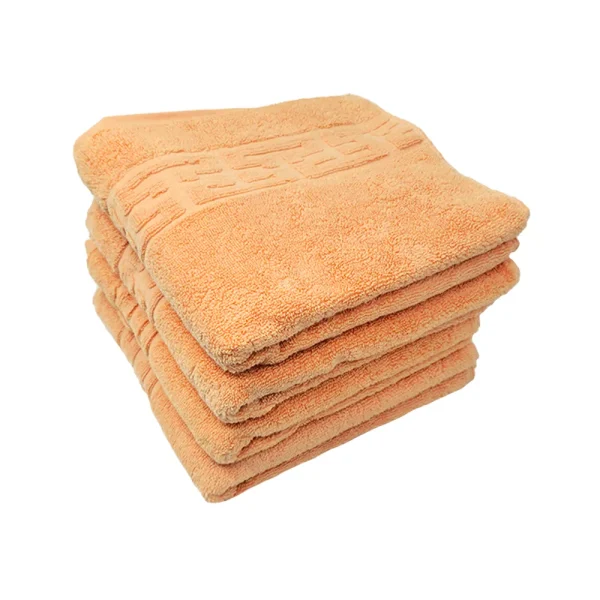 Set 4 Prosoape 50x90 cm Bumbac 500 gr/mp Greek Border Peach