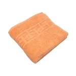 Prosop 50×90 cm Bumbac 500 gr/mp Greek Border Peach