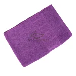 Prosop Bumbac Greek Border Purple 50×90cm