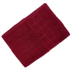 Prosop Bumbac Greek Border Burgundy 50×90cm