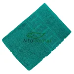 Prosop Bumbac Greek Border Dark Green 70×130cm