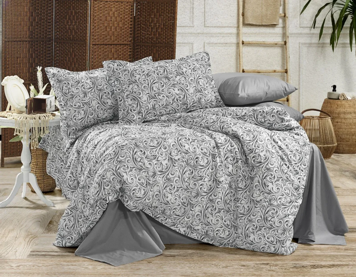 Lenjerie pat Ranforce Pucioasa 100% bumbac LRP02