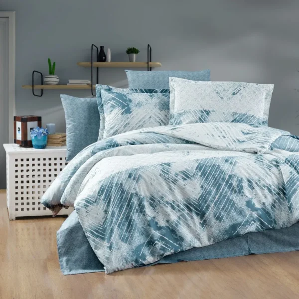 Lenjerie pat Ranforce Pucioasa 100% bumbac LRP33