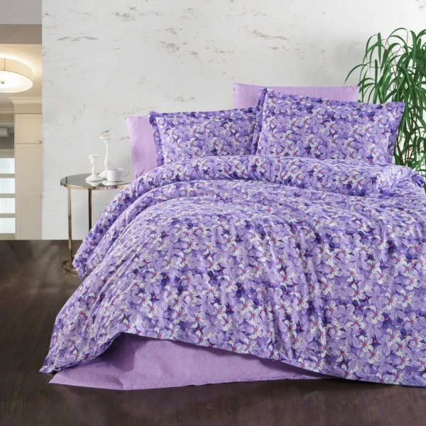 Lenjerie pat Ranforce Pucioasa 100% bumbac LRP39
