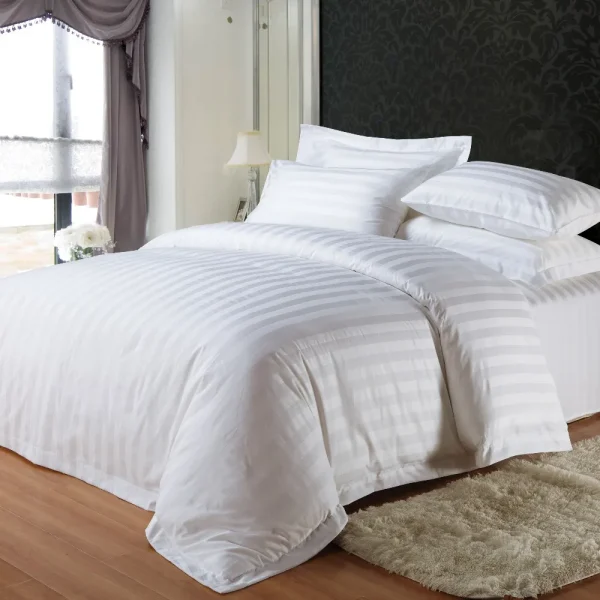 Lenjerie hoteliera single Damasc Policoton (Pat o persoana)