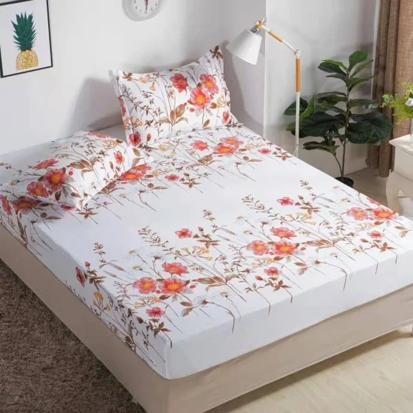 Husa de pat cu elastic 180×200 Finet + 2 fete perna JHPE180E52