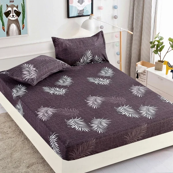 Husa de pat cu elastic 180x200 Finet + 2 fete perna JHPE180E12