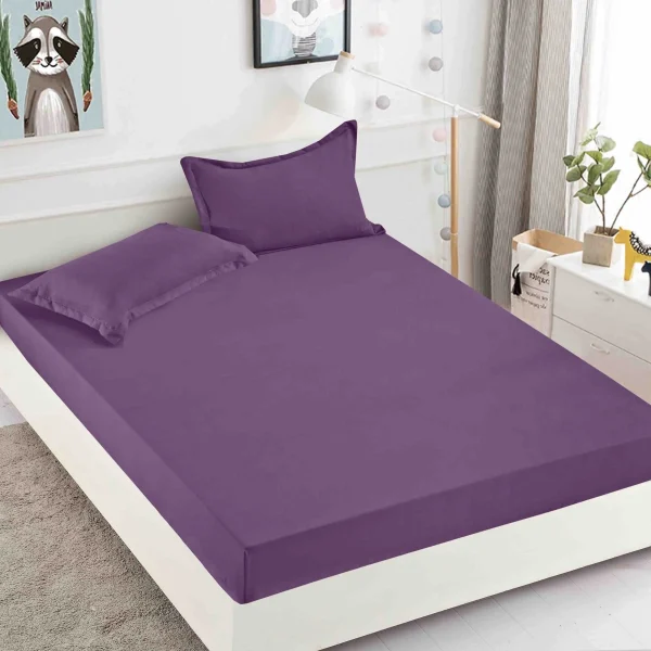 Husa de pat cu elastic 180x200 Finet + 2 fete perna JHPE180E39
