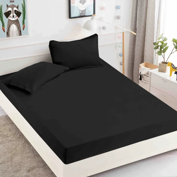 Husa de pat cu elastic 180x200 Finet + 2 fete perna JHPE180E43