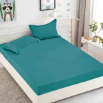 Husa de pat cu elastic 180x200 Finet + 2 fete perna JHPE180E46