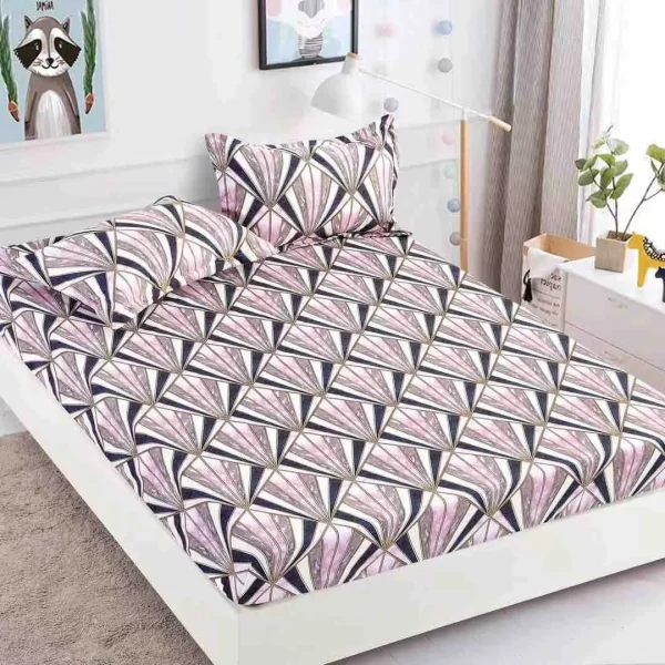 Husa de pat cu elastic 180x200 Finet + 2 fete perna JHPE180E27