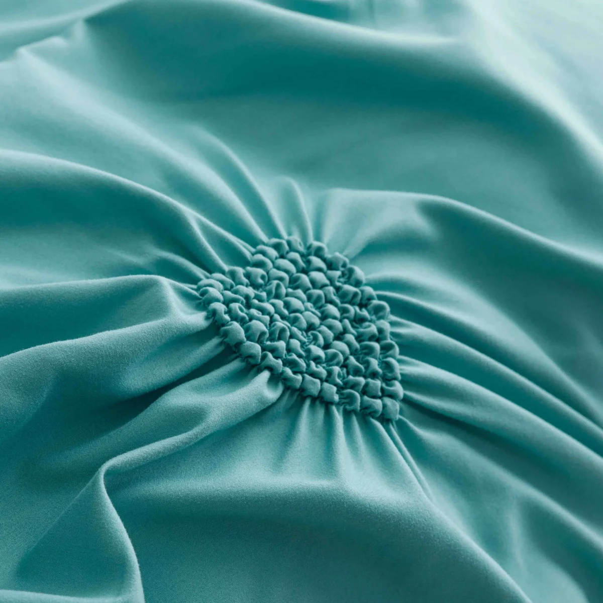 Lenjerie dublă finet cu broderie Deluxe 6 piese Bleu JLFIBB
