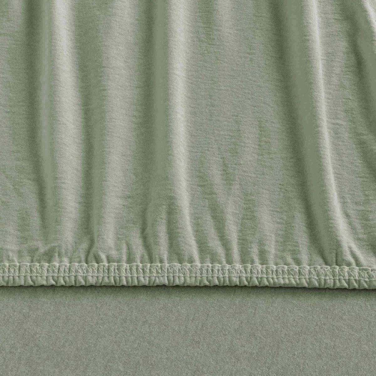Set TAC Cearceaf pat 160x200 cu elastic + 2 Fete Perna Bumbac Jersey Gri