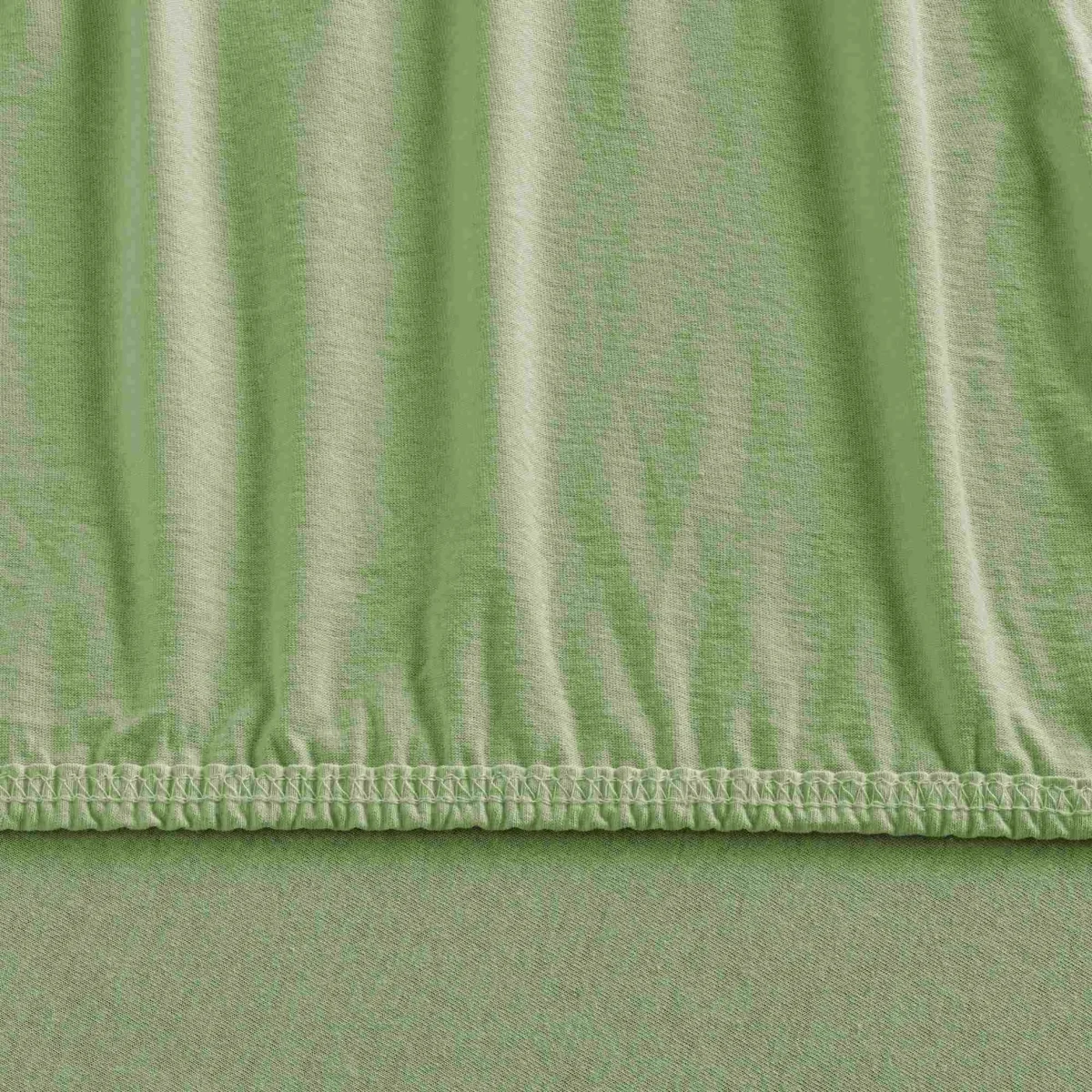 Set TAC Cearceaf pat 160x200 cu elastic + 2 Fete Perna Bumbac Jersey Mint Pal
